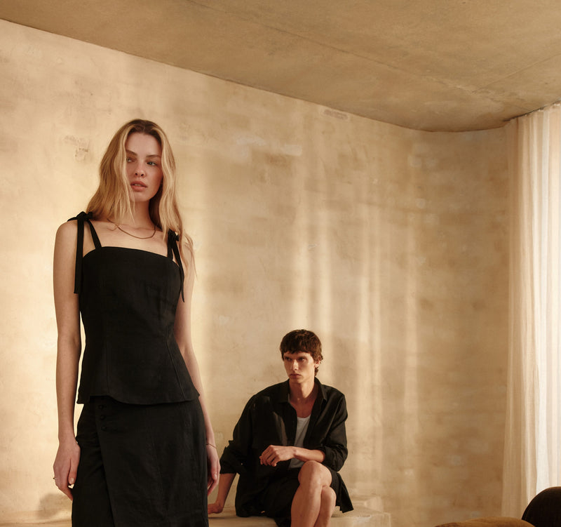 Lightweight linen for warm Australian days