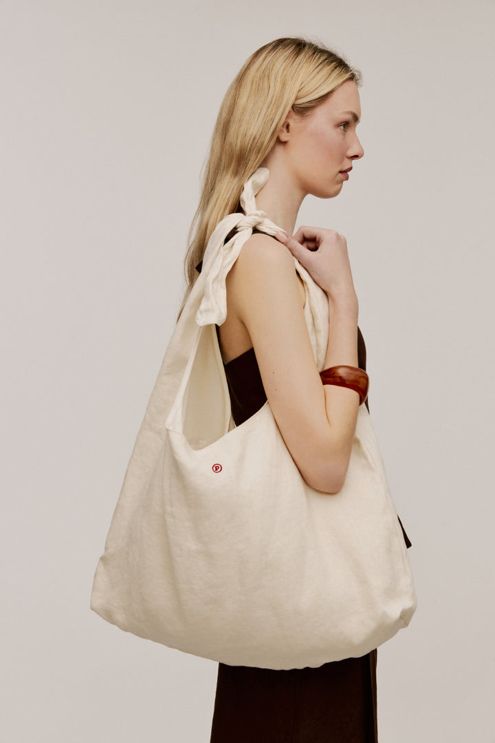 Linen Knot Shoulder Bag (Pre-order)