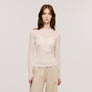 Women’s Cashmere-Blend Crew Long Sleeve