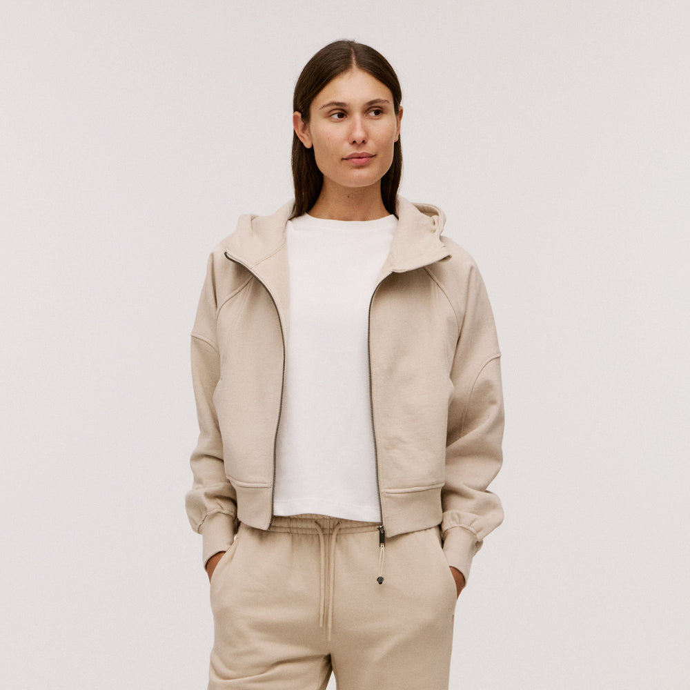 Women’s 100% Organic Cotton Full-Zip Hoodie