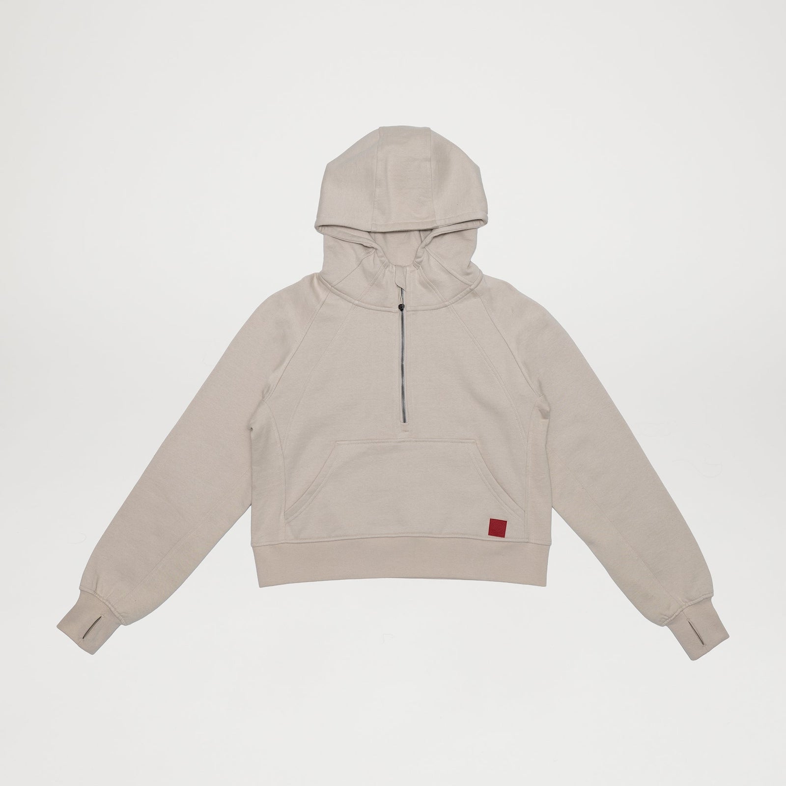 Women’s 100% Organic Cotton Half-Zip Hoodie