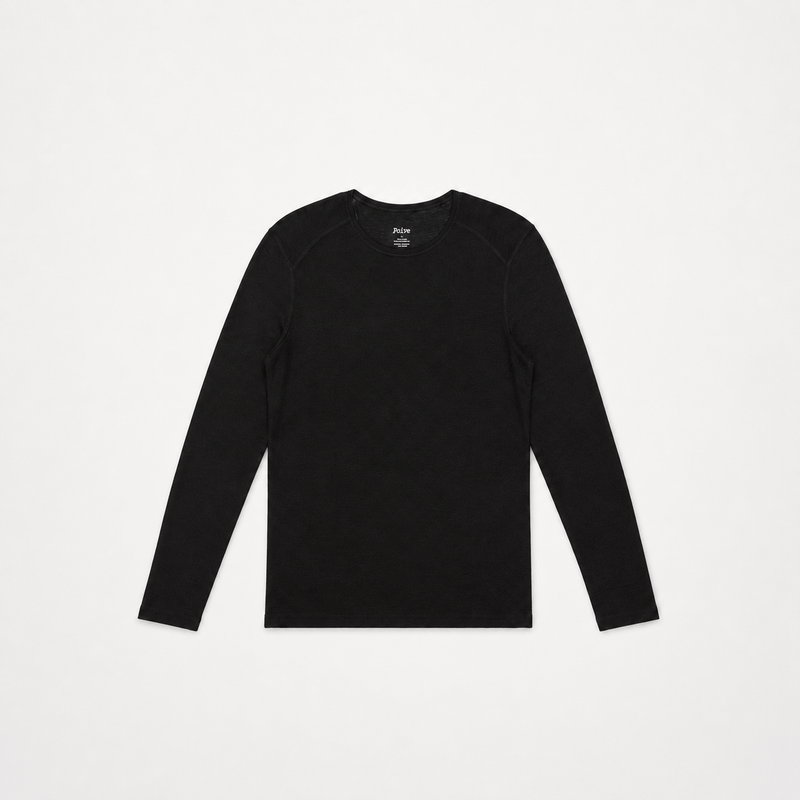 100% Superfine Merino Men's Thermal Long Sleeve