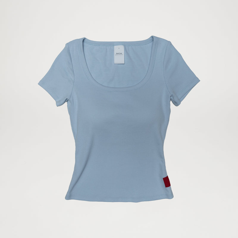 Women's Organic Cotton Ribbed T-shirt