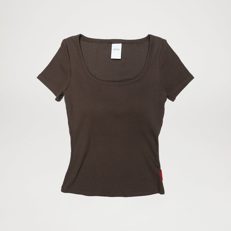 Women's Organic Cotton Ribbed T-shirt