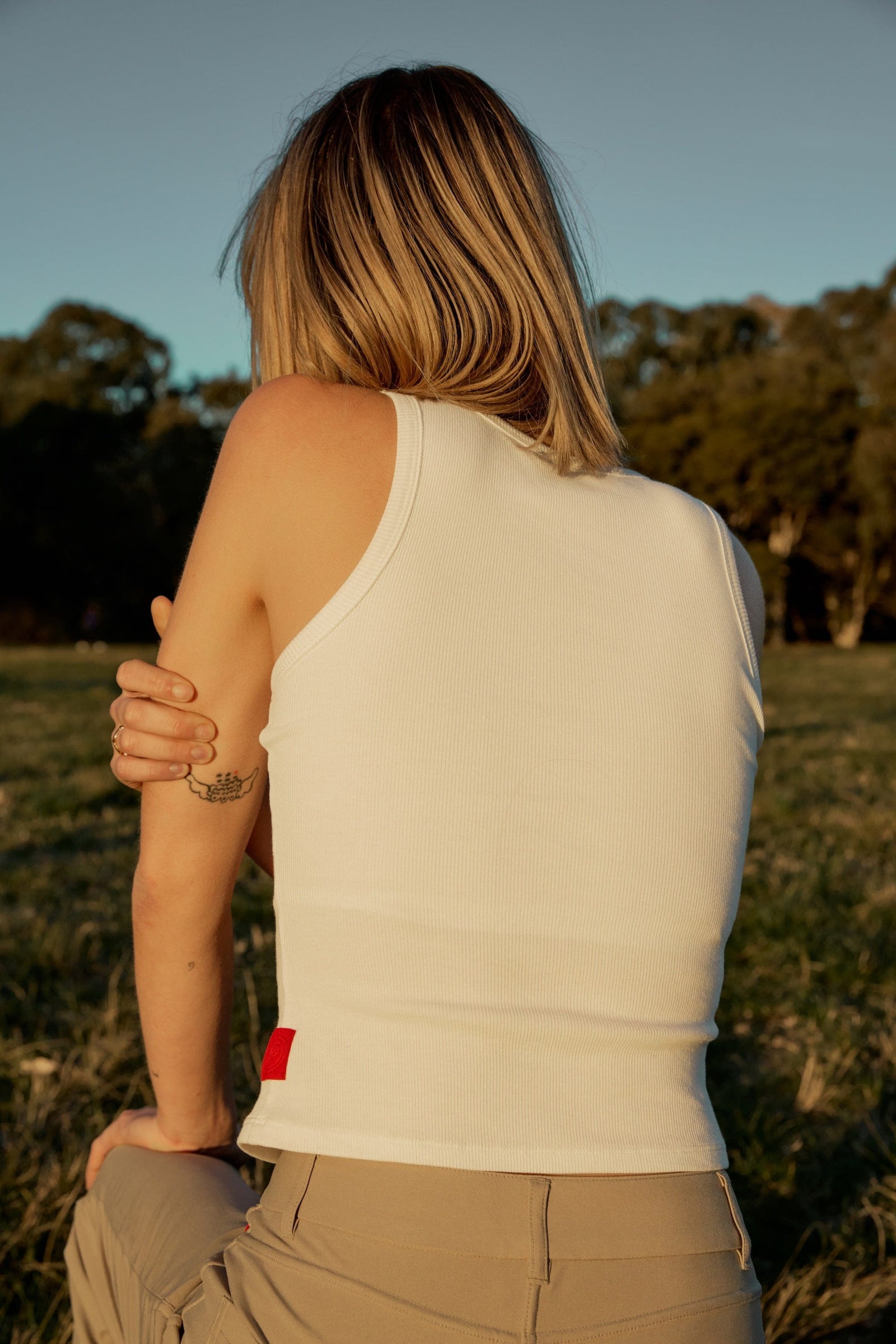 Women's Organic Cotton Ribbed Tank Top