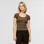 Women's Organic Cotton Ribbed T-shirt
