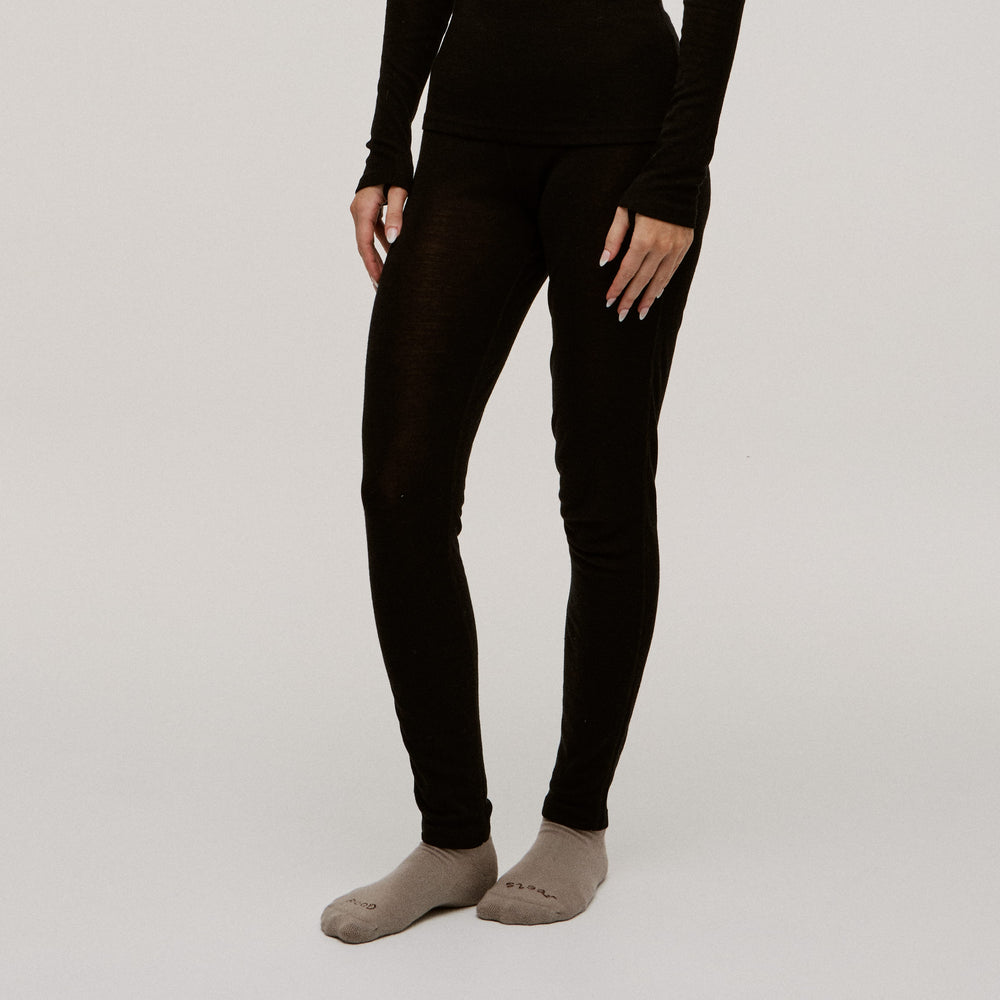 100% Superfine Merino Women's Thermal Leggings